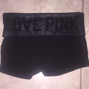 VS PINK spandex shorts